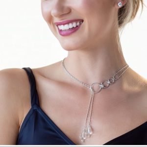 Touchstone Crystal Melody Convertible Necklace 42”